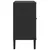 Produktbild 7 för Sidobord SENJA rottinglook svart 80x40x80 cm massiv furu