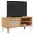 Produktbild 3 för Tv-bänk SENJA rottinglook brun 106x40x49 cm massiv furu