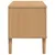 Produktbild 7 för Tv-bänk SENJA rottinglook brun 106x40x49 cm massiv furu