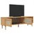 Produktbild 4 för Tv-bänk SENJA rottinglook brun 158x40x49 cm massiv furu