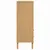 Produktbild 7 för Högskåp SENJA rottinglook brun 90x40x112 cm massiv furu