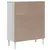Produktbild 8 för Högskåp SENJA rottinglook vit 90x40x112 cm massiv furu