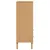 Produktbild 7 för Högskåp SENJA rottinglook brun 90x40x112 cm massiv furu