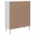 Produktbild 8 för Högskåp SENJA rottinglook vit 90x40x112 cm massiv furu