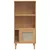 Produktbild 5 för Bokhylla SENJA rottinglook brun 60x35x130 cm massiv furu