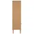Produktbild 7 för Bokhylla SENJA rottinglook brun 60x35x130 cm massiv furu