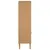 Produktbild 7 för Bokhylla SENJA rottinglook brun 90x35x130 cm massiv furu
