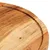 Produktbild 7 för Skärbräda Ø40x2,5 cm massivt akaciaträ