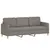 Produktbild 2 för 3-sitssoffa taupe 180 cm tyg