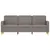 Produktbild 3 för 3-sitssoffa taupe 180 cm tyg