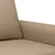 Produktbild 6 för 2-sitssoffa cappuccino 120 cm konstläder