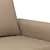 Produktbild 6 för 2-sitssoffa cappuccino 140 cm konstläder