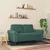 Produktbild 3 för Soffa 2-sits mörkgrön 120 cm sammet