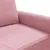 Produktbild 7 för Soffa 2-sits rosa 120 cm sammet