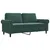 Produktbild 2 för Soffa 2-sits mörkgrön 140 cm sammet