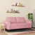 Produktbild 3 för Soffa 2-sits rosa 140 cm sammet