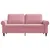Produktbild 4 för Soffa 2-sits rosa 140 cm sammet