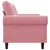 Produktbild 5 för Soffa 2-sits rosa 140 cm sammet