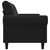 Produktbild 5 för Soffa 2-sits svart 140 cm sammet