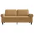Produktbild 4 för Soffa 2-sits brun 140 cm sammet