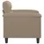 Produktbild 4 för Fåtölj taupe 60 cm mikrofibertyg