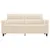 Produktbild 3 för 2-sitssoffa Beige 140 cm mikrofibertyg