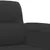 Produktbild 6 för 3-sitssoffa svart 180 cm mikrofibertyg