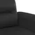 Produktbild 6 för 2-sitssoffa svart 140 cm konstläder
