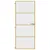 Produktbild 3 för Innerdörr guld 83x201,5 cm härdat glas och aluminium slim