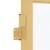 Produktbild 7 för Innerdörr guld 76x201,5 cm härdat glas och aluminium slim