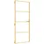 Produktbild 2 för Innerdörr guld 83x201,5 cm härdat glas och aluminium slim
