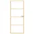 Produktbild 3 för Innerdörr guld 83x201,5 cm härdat glas och aluminium slim