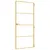 Produktbild 5 för Innerdörr guld 93x201,5 cm härdat glas och aluminium slim