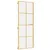 Produktbild 2 för Innerdörr guld 76x201,5 cm härdat glas och aluminium slim