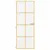 Produktbild 3 för Innerdörr guld 76x201,5 cm härdat glas och aluminium slim