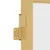 Produktbild 7 för Innerdörr guld 93x201,5 cm härdat glas och aluminium slim