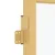Produktbild 7 för Innerdörr guld 93x201,5 cm härdat glas och aluminium slim