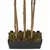 Produktbild 4 för Konstväxt bambu 828 blad 150 cm grön
