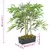 Produktbild 5 för Konstväxt bambu 368 blad 80 cm grön