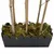 Produktbild 4 för Konstväxt bambu 552 blad 120 cm grön