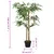 Produktbild 4 för Konstväxt bambu 760 blad 120 cm grön
