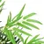 Produktbild 2 för Konstväxt bambu 730 blad 120 cm grön