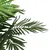 Produktbild 3 för Konstväxt palm 18 blad 80 cm grön