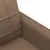 Produktbild 6 för 2-sitssoffa brun 120 cm tyg