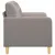 Produktbild 4 för 2-sitssoffa taupe 120 cm tyg