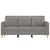 Produktbild 3 för 3-sitssoffa taupe 180 cm tyg