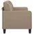 Produktbild 4 för 2-sitssoffa cappuccino 140 cm konstläder