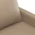Produktbild 6 för 3-sitssoffa cappuccino 180 cm konstläder