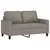 Produktbild 2 för 2-sitssoffa taupe 120 cm tyg