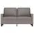 Produktbild 3 för 2-sitssoffa taupe 120 cm tyg